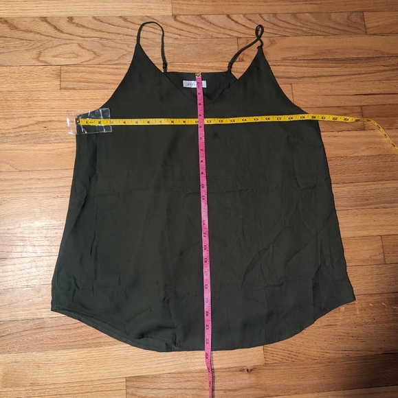 $4 LARGE V Neck Spaghetti Strap Tank Tops Dressy Casual Camisole Blouses Sleeve - Picture 5 of 7